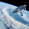 Enterprise in earth orbit by Evil_ElderNate
